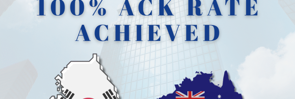 100% ack rate